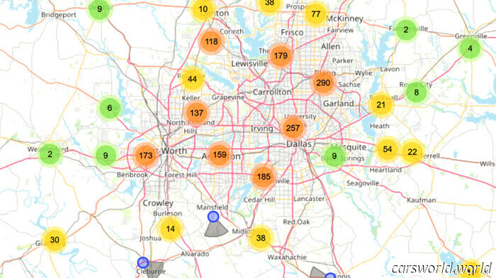 Dallas tiene cientos de cámaras de tráfico con IA, y ahora todo el mundo las está observando | Carscoops